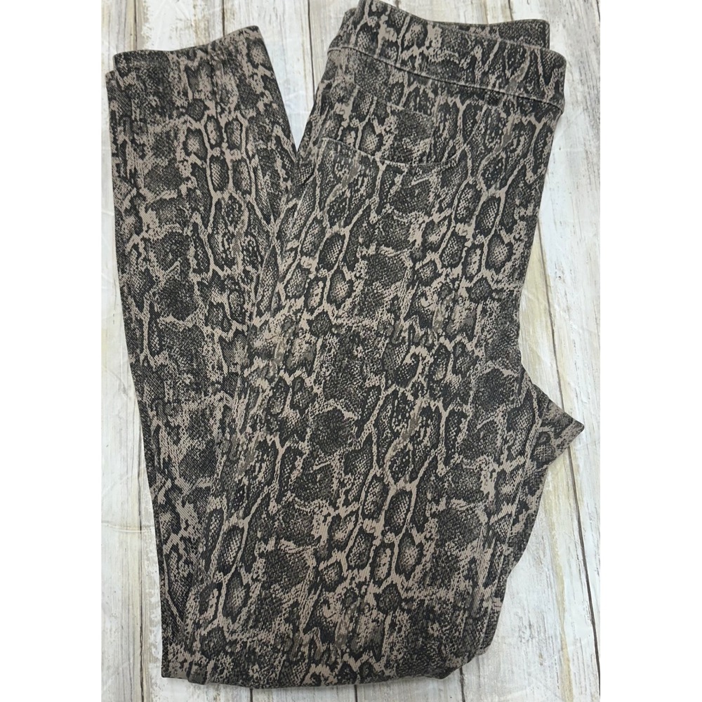 SPANX‎ women's Jean-ish ankle pull on pants leggings snake size small taupe